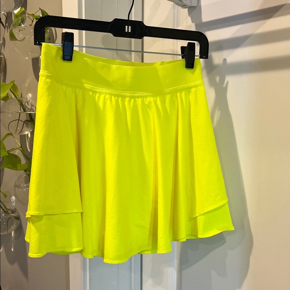 lululemon athletica Dresses & Skirts - Bright Yellow Tennis Skirt